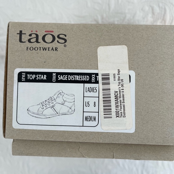 Taos Top Star High Tops NIB Size 8 Color: Sage - Picture 6 of 6